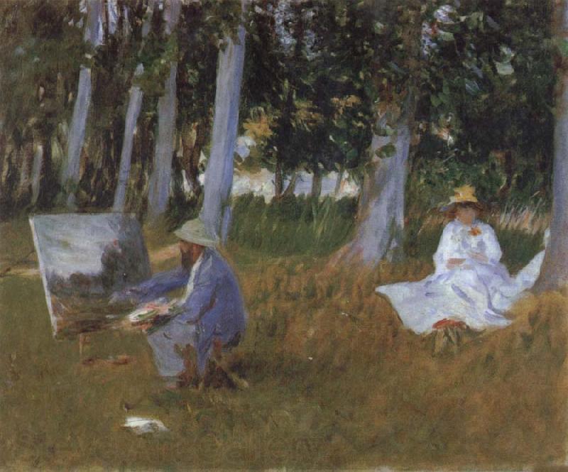 Claude Monet Claude Monet Painting in a Wood